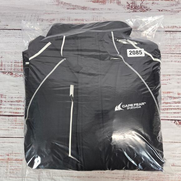 Cape Fear Sportswear Lined Mens Coat L Wind Water Resistant Warm Bomber Jacket - Picture 10 of 10